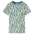 Miniatyrbild 1 av 2: T-shirt för barn ecru och grön 104