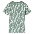 Miniatyrbild 2 av 2: T-shirt för barn ecru och grön 128