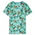 Miniatyrbild 2 av 2: T-shirt för barn grönmelerad 140