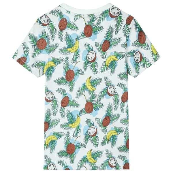 T-shirt med korta ärmar för barn flerfärgad 116