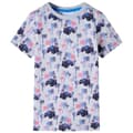 Miniatyrbild 1 av 2: T-shirt för barn grå melange 140