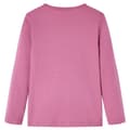 Miniatyrbild 2 av 2: T-shirt med långa ärmar för barn hallonrosa 116