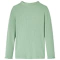 Miniatyrbild 1 av 2: T-shirt med långa ärmar för barn polokrage mörk mintgrön 140