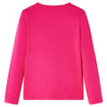 Miniatyrbild 2 av 2: T-shirt med långa ärmar för barn stark rosa 140