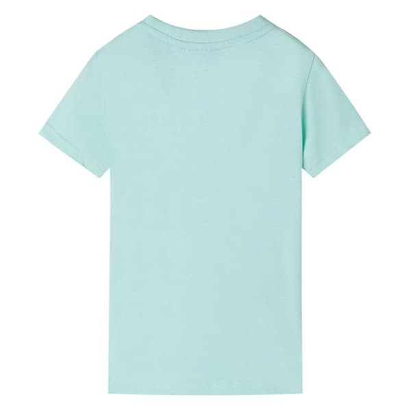 T-shirt för barn ljus mintgrön 128
