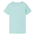 Miniatyrbild 2 av 2: T-shirt för barn ljus mintgrön 128