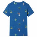 Miniatyrbild 2 av 2: T-shirt för barn mörkblå melerad 116