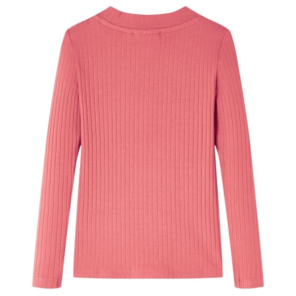 T-shirt med långa ärmar för barn gammelrosa 104