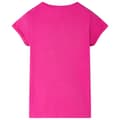 Miniatyrbild 2 av 2: T-shirt för barn mörk rosa 116