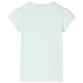 Miniatyrbild 2 av 2: T-shirt för barn ljus mintgrön 92
