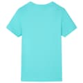 Miniatyrbild 2 av 2: T-shirt med korta ärmar för barn aqua 140