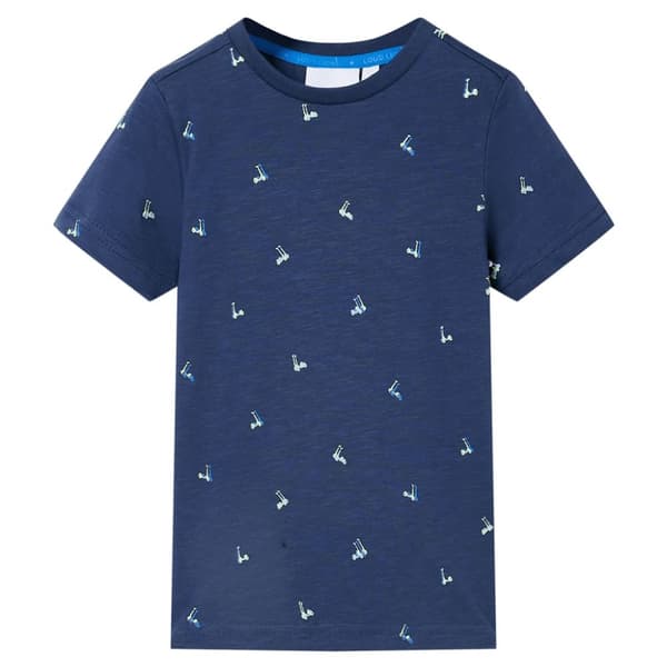 T-shirt för barn mörkgrå 104