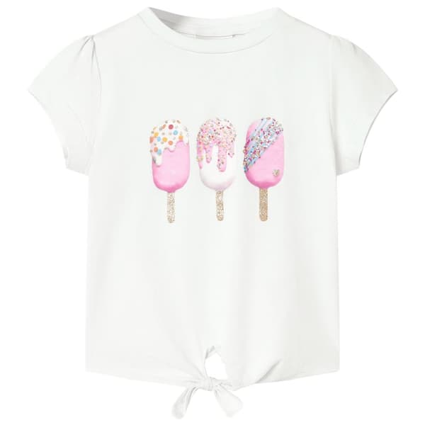 T-shirt för barn ecru 140