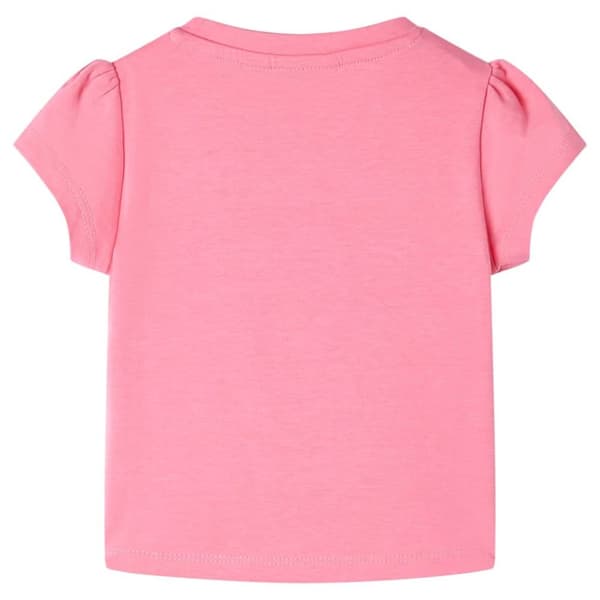 T-shirt för barn klar puderrosa 92