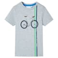 Miniatyrbild 1 av 2: T-shirt med korta ärmar för barn grå 116
