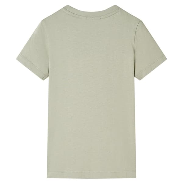 T-shirt för barn ljus khaki 92