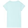 Miniatyrbild 2 av 2: T-shirt för barn ljusaqua 104