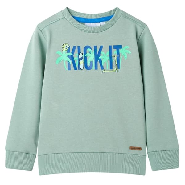 Barntröja ljus khaki 104