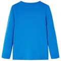 Miniatyrbild 2 av 2: T-shirt med långa ärmar för barn koboltblå 140