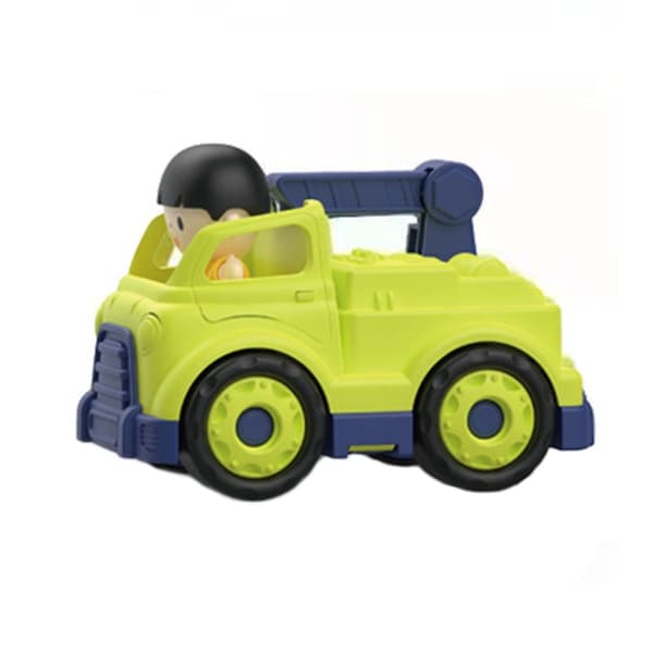 8810 Cartoon Doll Inertial Children Toy Car Engineering Model Car(Crane)