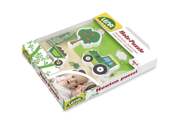 Träpussel Traktor