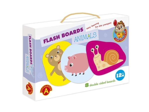 Alexander Flash Boards - Djur Babyleksaker (från 12 månader)