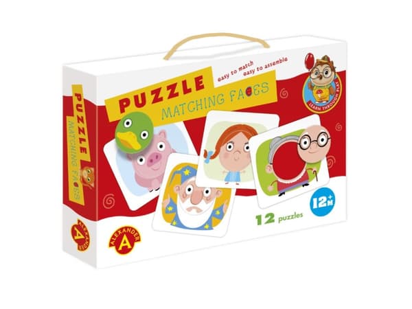 Alexander Baby Puzzle - Matchande ansikten (från 12 månader)