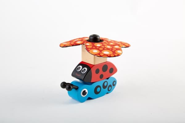 Pintoy trä stapelleksak liten (från 12 mån)
