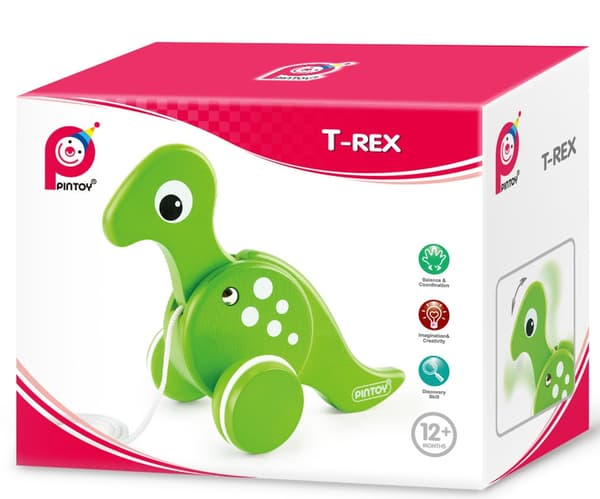 Pintoy dragleksak T-Rex Dinosaur (fr. 12 mån)