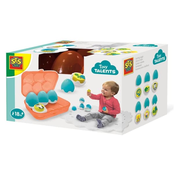 SES Creative Tiny Talents lajittele munat