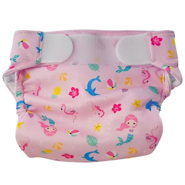 Freds Swim Academy Pestävä uimavaippa Mermaid Koko 1 4-9 kg Pinkki