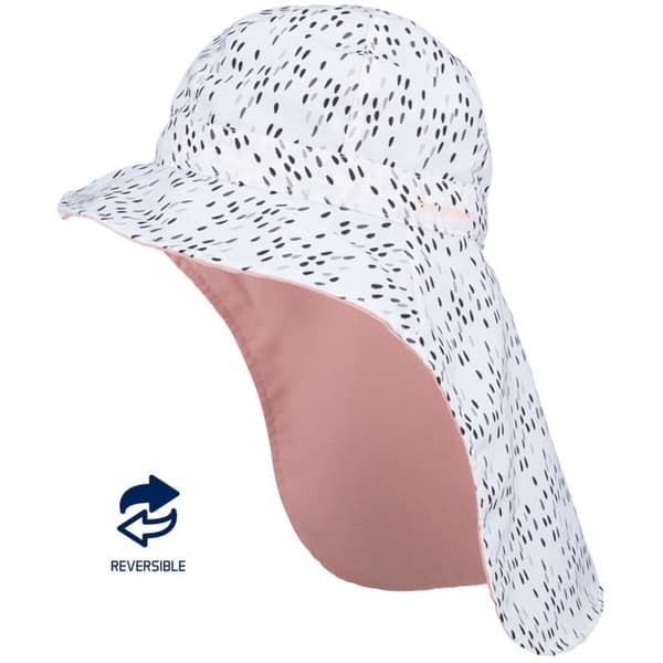 Waimea Bora Baby Solhatt UV40 Skydd 2-sidig Rosa/Vit/Svart