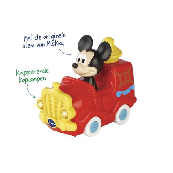 VTech Toet Toet Bil Disney Mickey Brandbil + Lys og Lyd