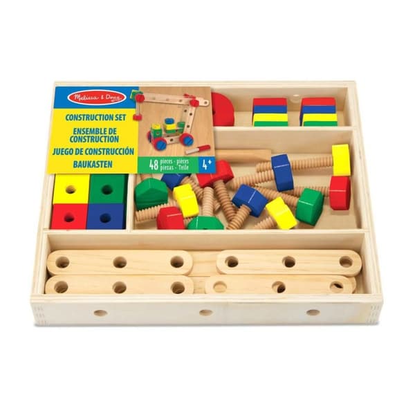 Melissa & Doug Puinen rakennussetti 48 osaa