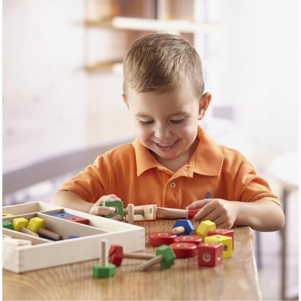 Melissa & Doug Puinen rakennussetti 48 osaa