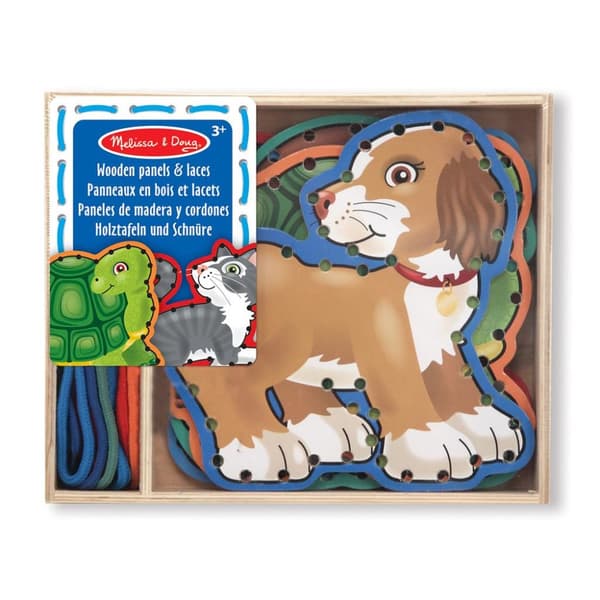 Melissa & Doug-kirjonta puueläimille