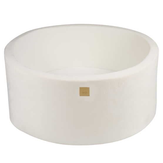 Meow Baby - Bollhav Sammet Vit - 30 Cm