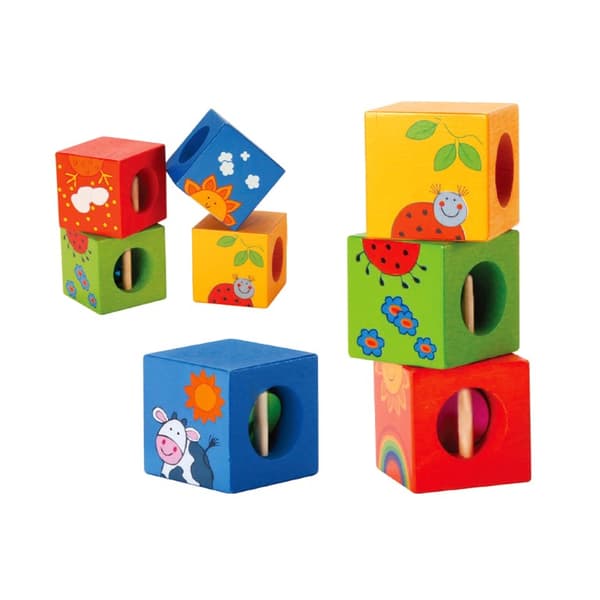 Classic World Discovery Cubes med Djurpussel (från 12 mån)