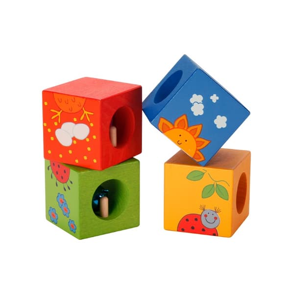 Classic World Discovery Cubes med Djurpussel (från 12 mån)
