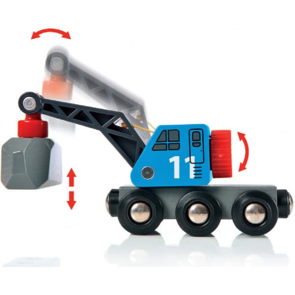 BRIO World 33210 - Järn- & vägsten lastning järnväg