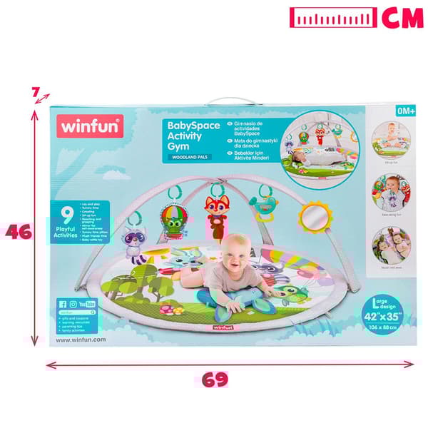 Winfun Lasten Toimintamatto Monivärinen