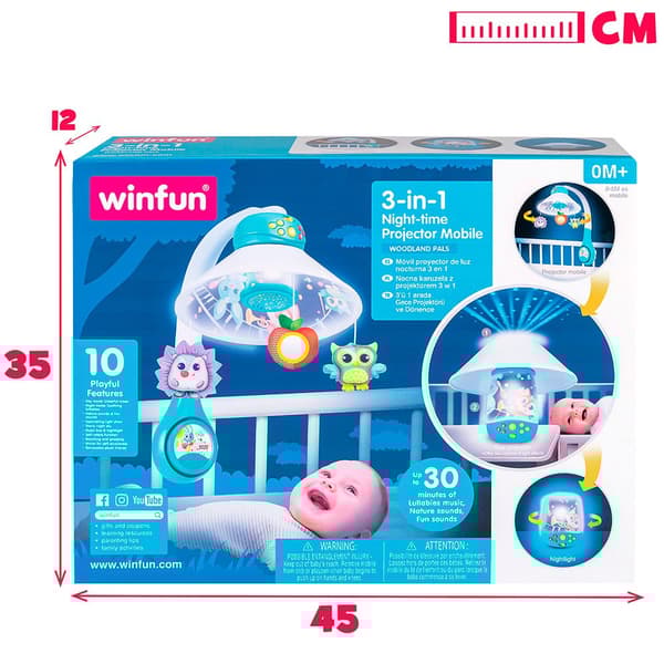 Winfun 3 1 1 Baby Projektor Flerfarvet