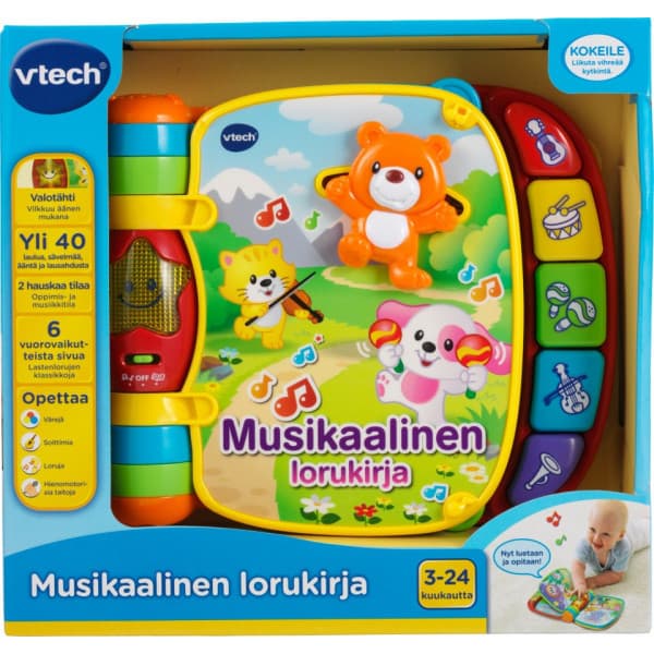 Vtech Baby Musikalsk ranglet bog, FI
