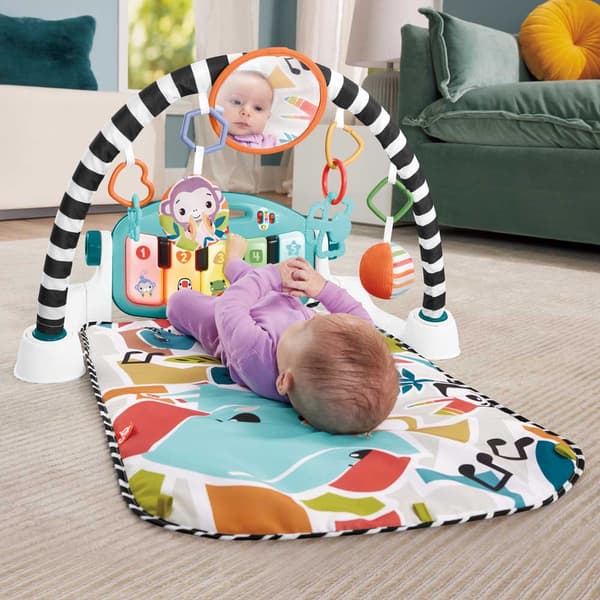 Fisher Price Matta Med Ljus Och Ljud Kick & Play Piano