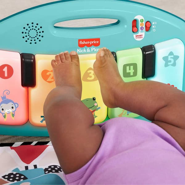 Fisher Price Matta Med Ljus Och Ljud Kick & Play Piano