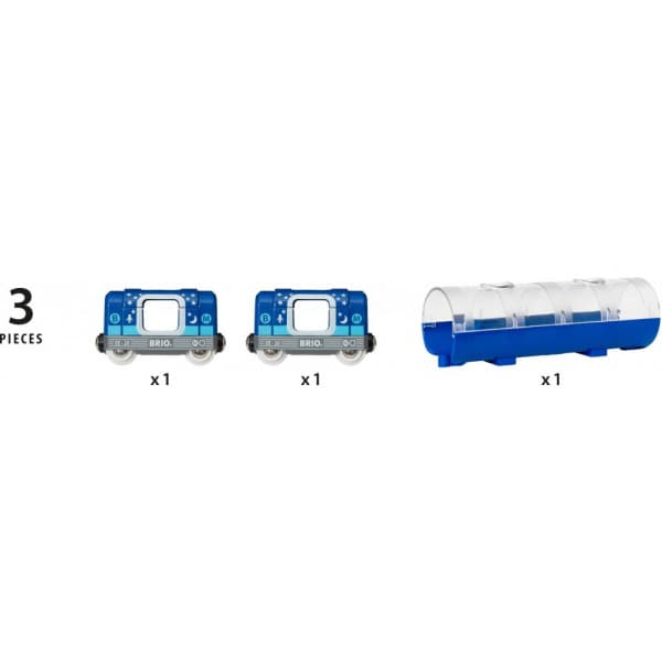 BRIO World 33970 - Metrojuna ja -tunneli