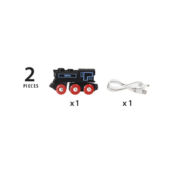 BRIO World 33599 - Ladattava veturi/USB -johdolla
