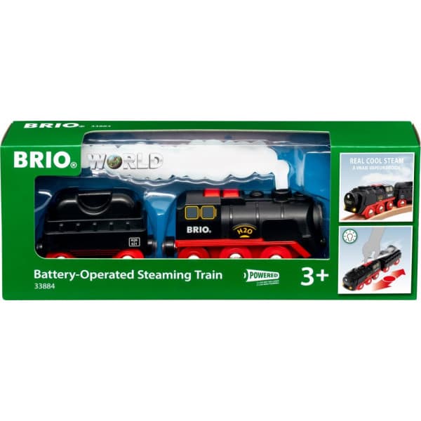 BRIO 33884 - Batteridriven ångande ångtåg