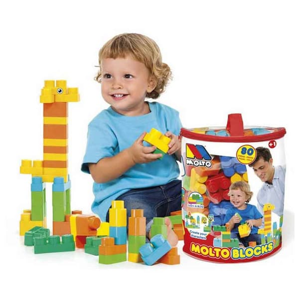 Molto Taskeblokke 80 Stykker Flerfarvet 12-24 Months