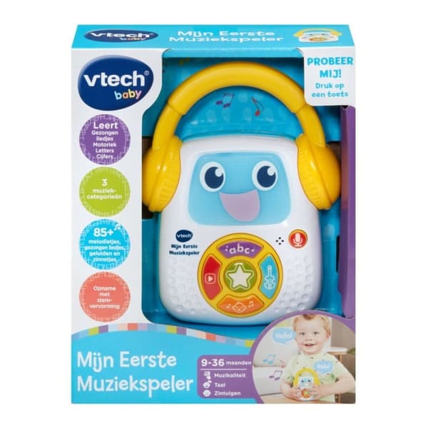 VTech Baby My First Music Player + Lys og lyd